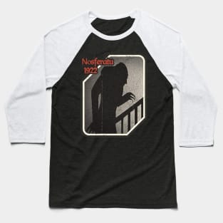 Nosferatu Up the Stairs (1922) Baseball T-Shirt